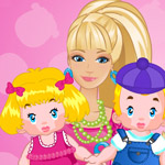 Barbie Twins Babysitter